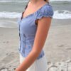 MH715-Z293S07100Z343-03 Elena Gingham Top
