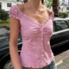 Elena Gingham Top