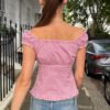 Elena Gingham Top
