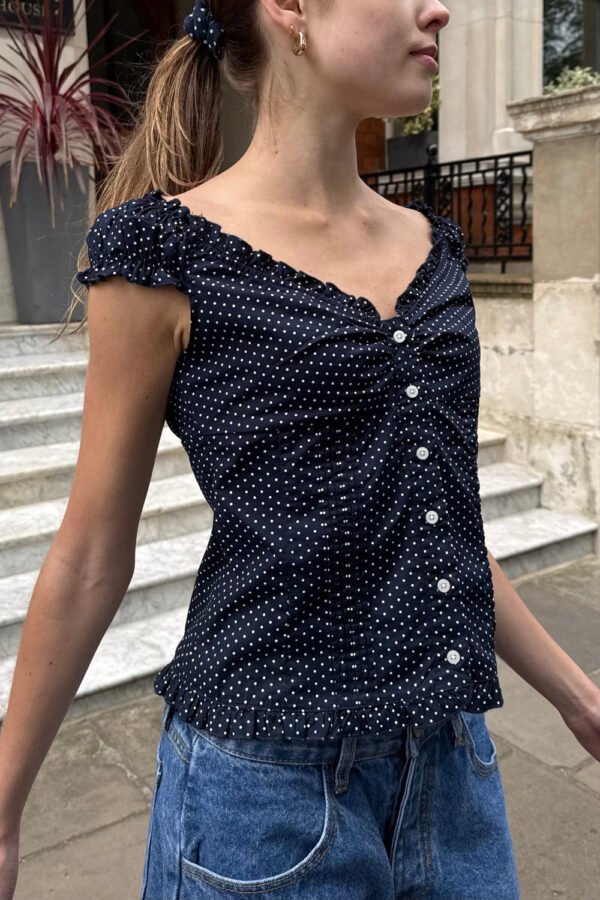 Elena Polka Dot Top