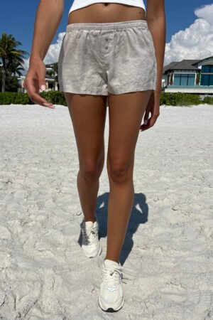 Keira Linen Pajama Shorts