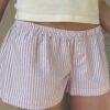 Keira Striped Pajama Shorts