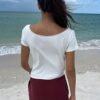 MLA002C-8005S16200TV-042 Robyn Off The Shoulder Top