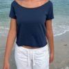 MLA002C-8005ST4100TV-01 Robyn Off The Shoulder Top