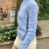 Olsen Wool Cable Knit Cardigan