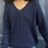 MNJ201-Z275S07200TR1_1_57461705-6250-4a73-9d6b-3eaaaf955ef1 Ida Cotton Cable Knit V-Neck Sweater