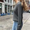 MNJ201-Z275SZ2900TR1_02 Ida Cotton Cable Knit V-Neck Sweater