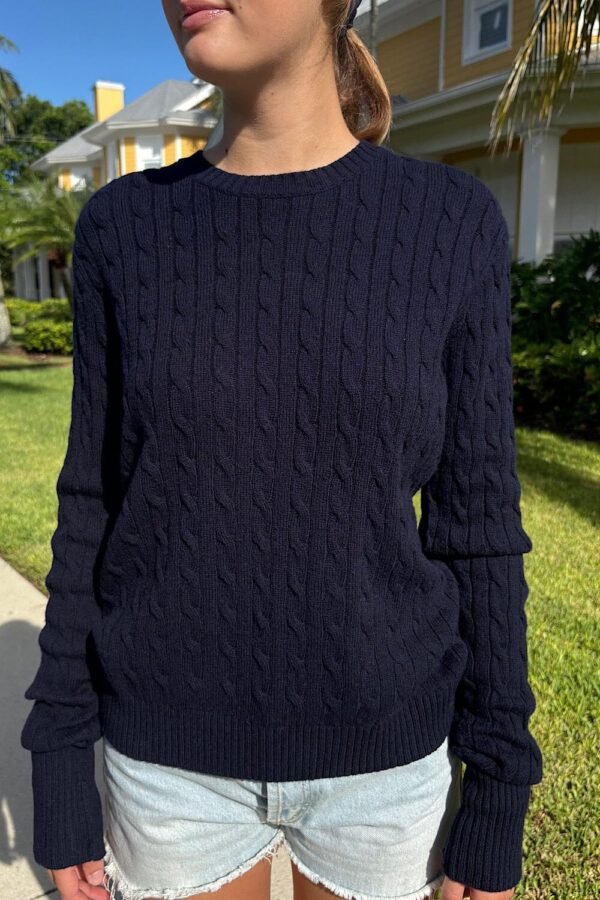 MNJ247G-Q30S0720000-04 Martha Cotton Thick Sweater