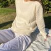 MNJ247G-Q30S1620000-02 Martha Cotton Thick Sweater