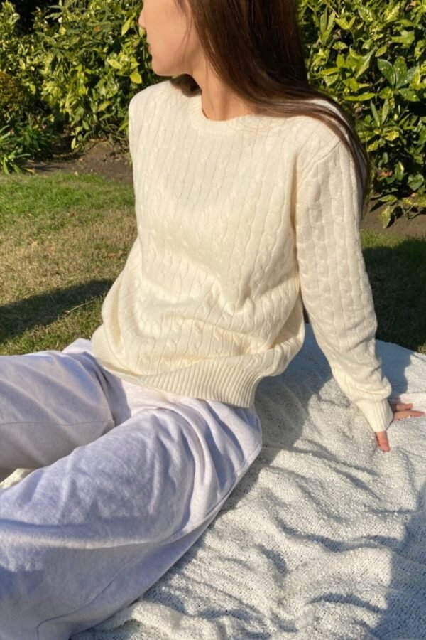 MNJ247G-Q30S1620000-02 Martha Cotton Thick Sweater