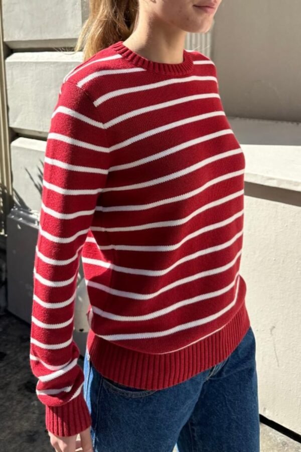 MNJ247G-Z037S89200RC-04_c32aadee-0914-491d-9ec0-0f1a8246d5fc Martha Cotton Thin Stripe Sweater
