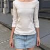 MQ069Y-1008SX090016-01 Jennie Striped Top