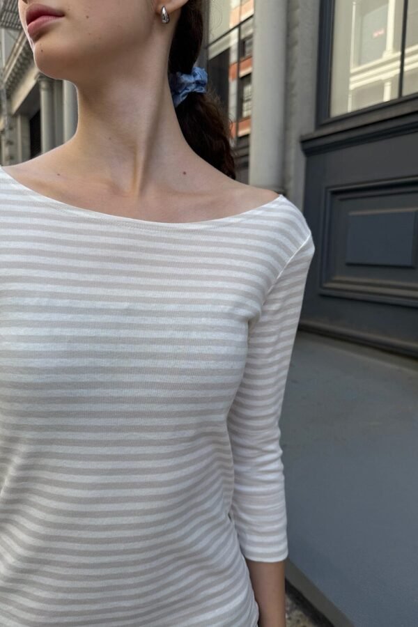 MQ069Y-1008SX090016-04 Jennie Striped Top