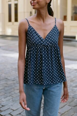 MQ079-1268S07100VP72-03 Edith Polka Dot Tank