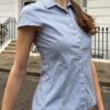 MQ080RT-Z293S07100Z343-02 Rue Plaid Top