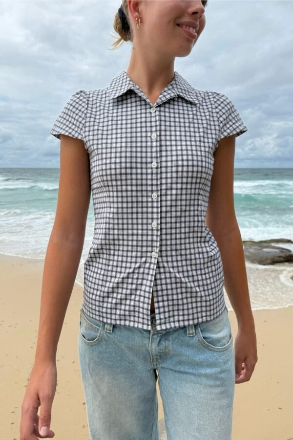 Rue Plaid Top
