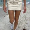 Corinne Cargo Mini Skirt