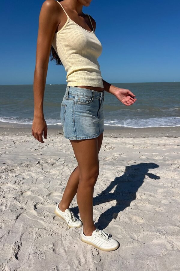 MRR231-Y2090SA1000L2-02 Malia Denim Mini Skirt