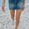 MRR231-YR05SA100000-01 Malia Denim Mini Skirt