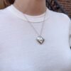 Sisters Heart Locket Necklace