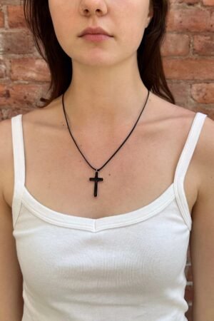 Cross Rope Necklace