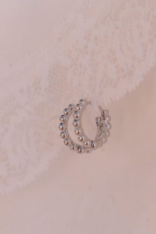 Dotted Hoops Earrings