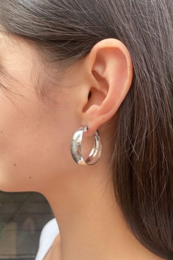 Wide Hoop Earrings