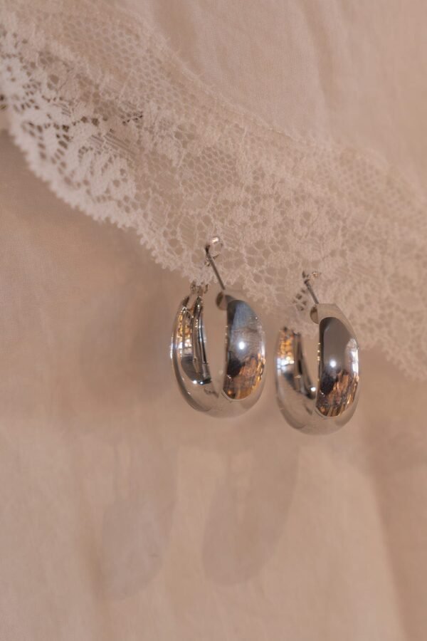 Wide Hoop Earrings