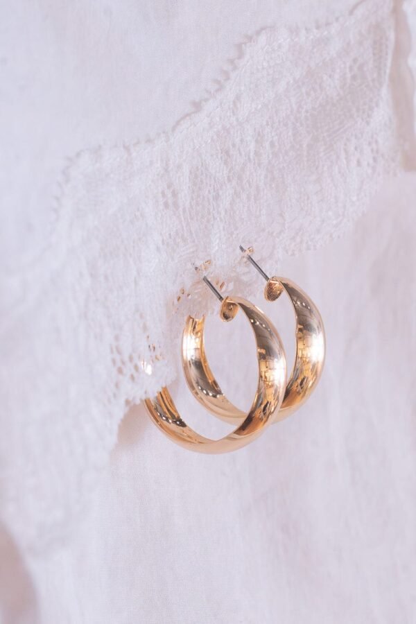 Wide Hoop Earrings