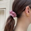 MU650B03Z392888-03 Red And White Checkered Scrunchie