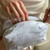 Striped Makeup Bag