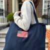 American Flag Tote Bag