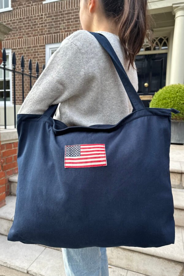 American Flag Tote Bag