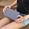 Gingham Makeup Bag