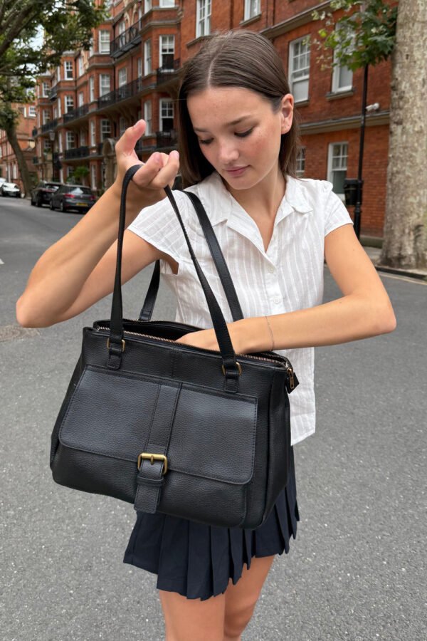 Leather Buckle Bag