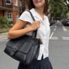 Leather Buckle Bag