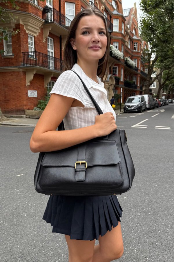 Leather Buckle Bag