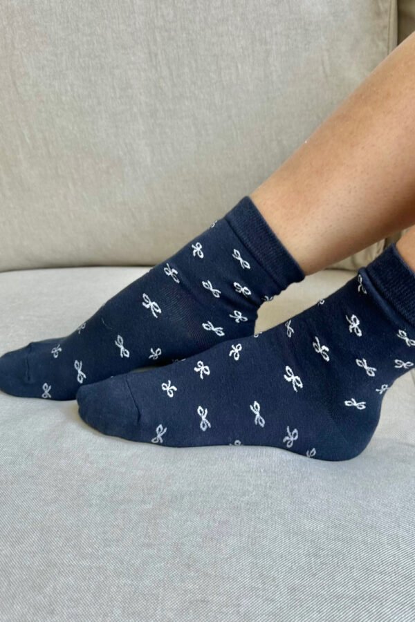MU969B4DBBOW888-01 Bow Socks