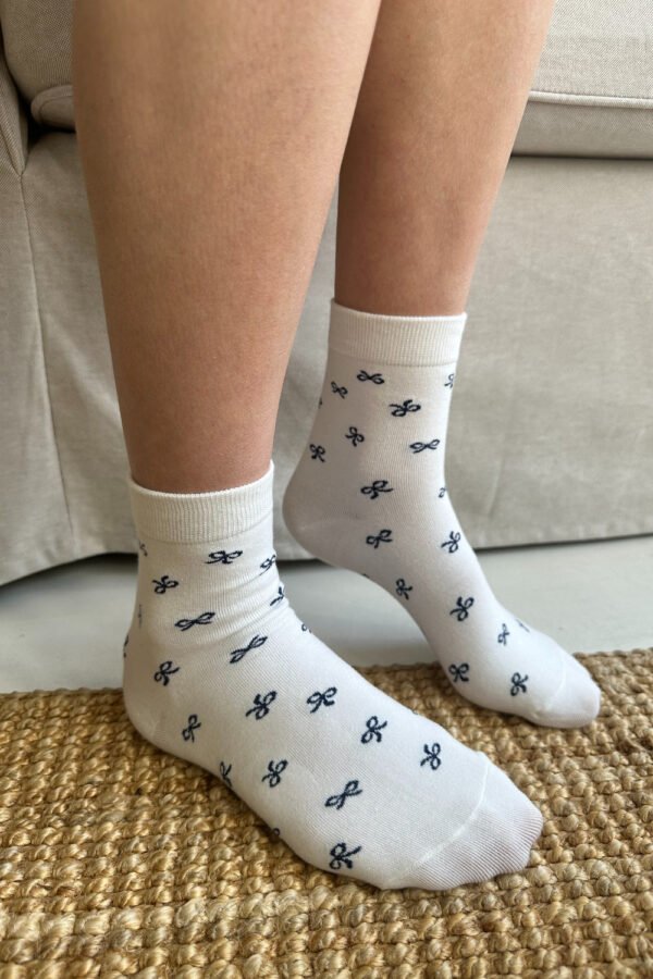 MU969BB4DBOW888-02 Bow Socks