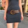 MU994B6AMBYL888-05 Faux Leather Belt