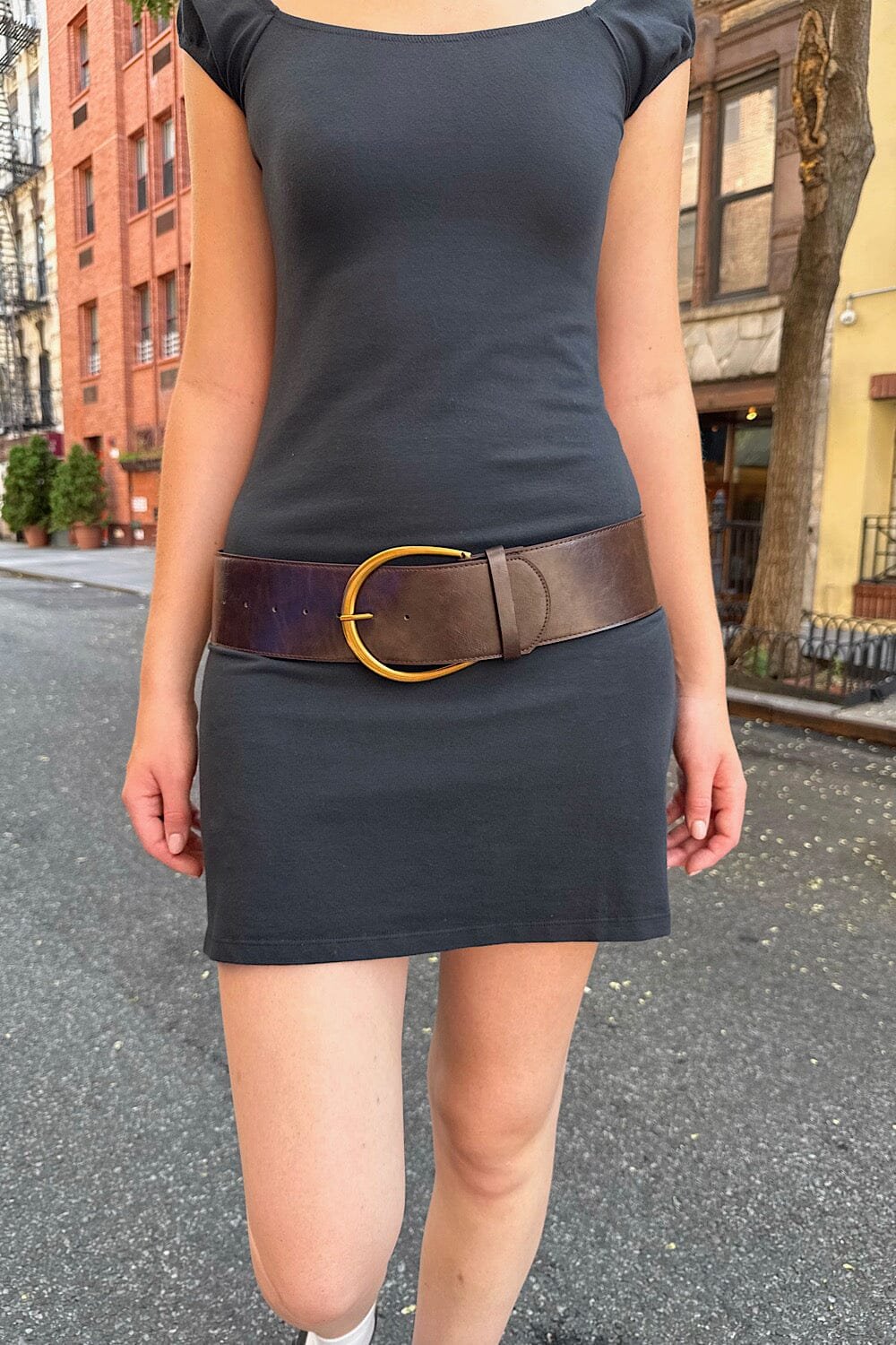 MU994B6AMBYL888-05 Faux Leather Belt
