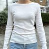 Leah Ribbed Top