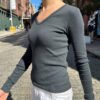 Leah V-Neck Top