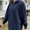 Missy Collar Sweatshirt