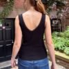 Ronnie V-Neck Lace Tank