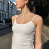 MW922L-1601S16200QRB-1 Skylar Ribbed Eyelet Tank