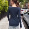 MW935HG-1008ST2200BF-05 Zelly Long Sleeve Top
