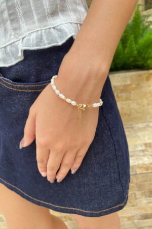 Pearl And Gold Bracelet