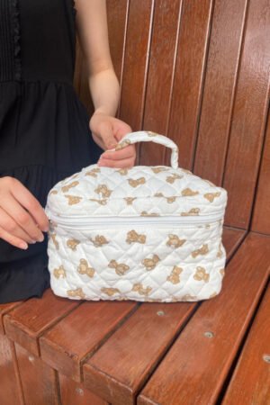 Teddy Makeup Bag