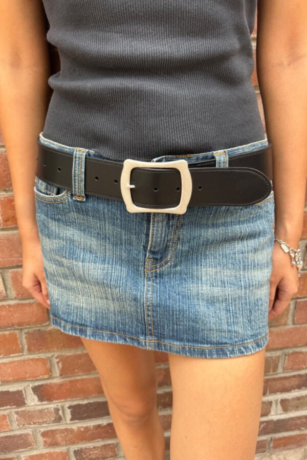 Faux Leather Belt